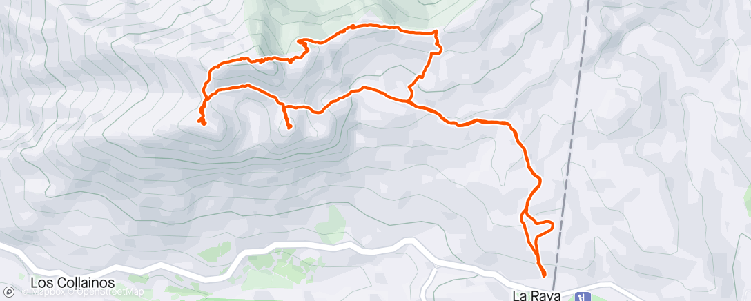 Map of the activity, Pico torres