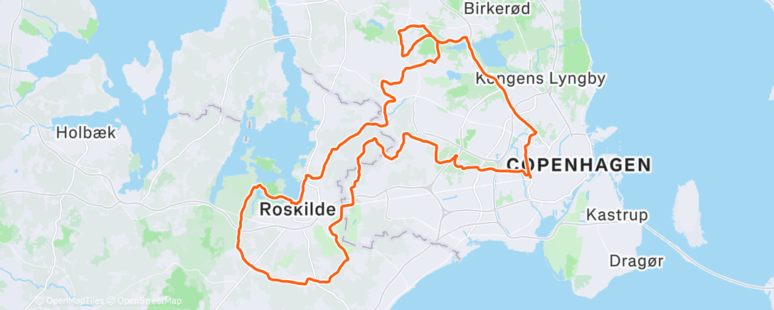 Map of the activity, Morning Ride