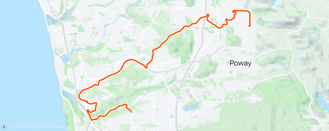 Mappa dell'attività Up the 56 Bike path with 82 years young JD😎