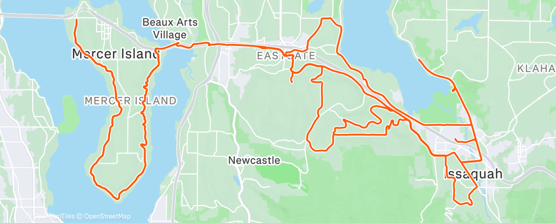 Mapa de la actividad (Morning Ride)