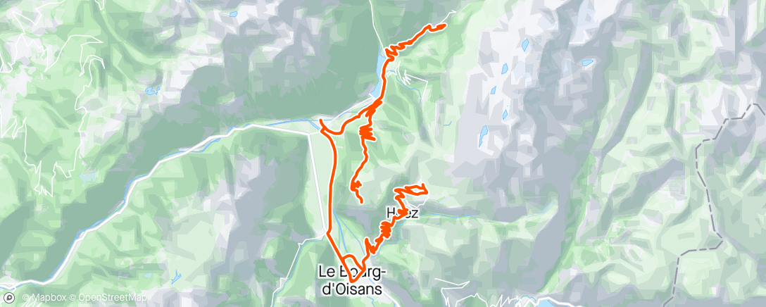 Carte de l'activité Balade dans les Alpes avec le poto Oscar