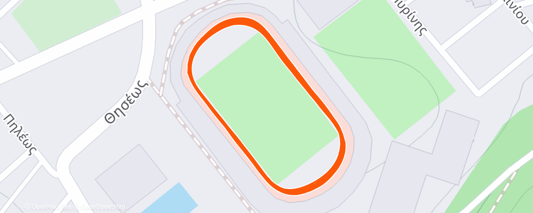 Карта физической активности (Afternoon Run)