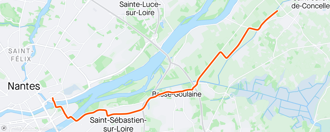 Mapa da atividade, Sortie vélo dans l'après-midi