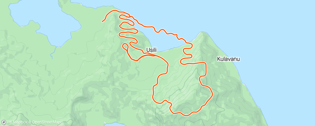 Map of the activity, Zwift - Capulin