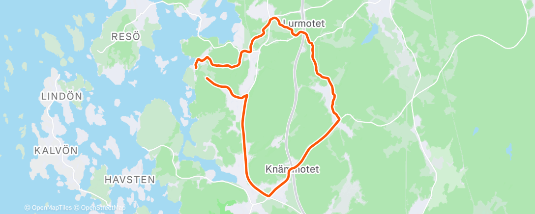 Map of the activity, Lugn start på 2026.