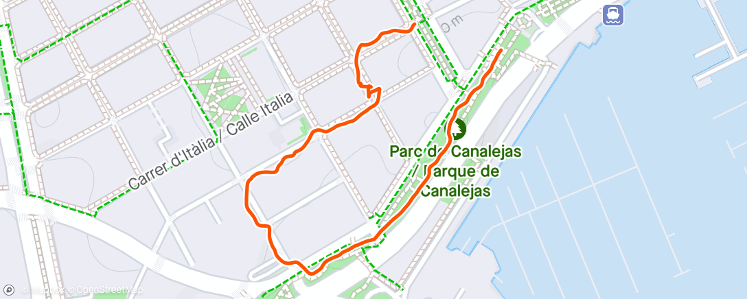 Mapa de la actividad, Another walk