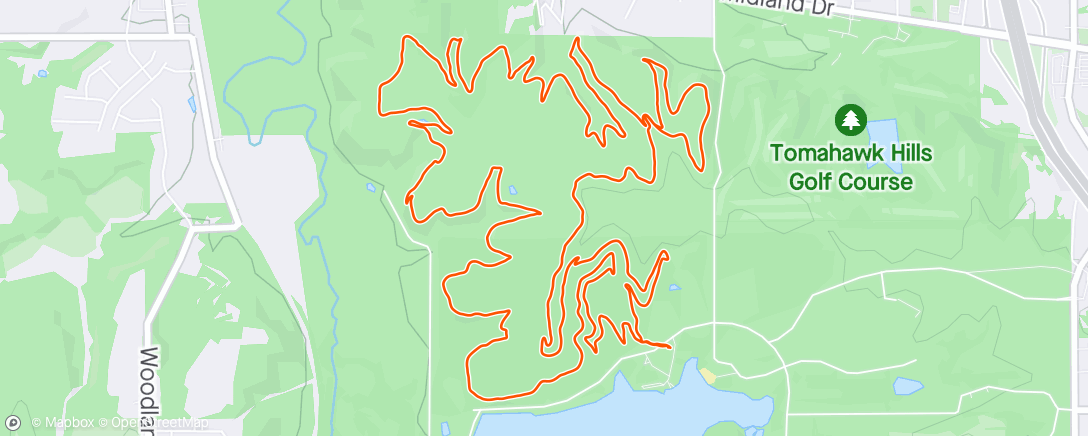Map of the activity, Always a fun ride with Andrew !