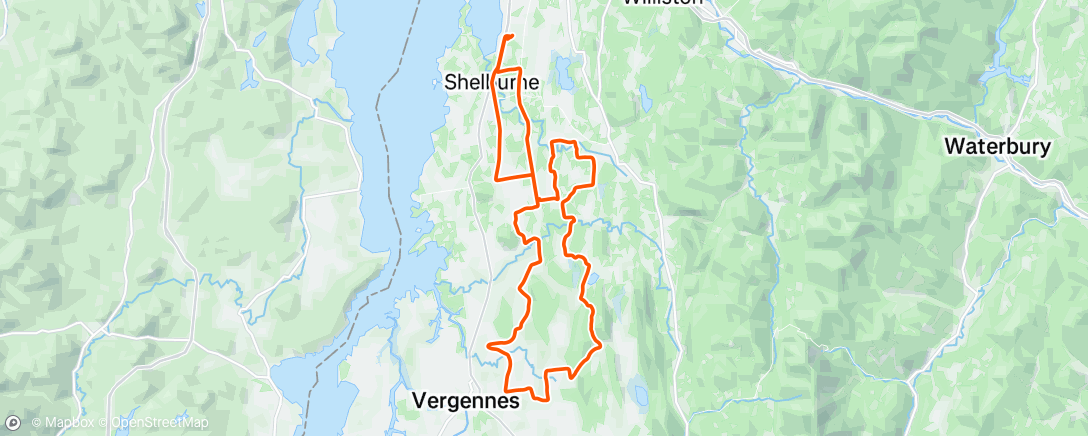 Map of the activity, ☀️🌳 Morning in Vermont 🌳☀️
