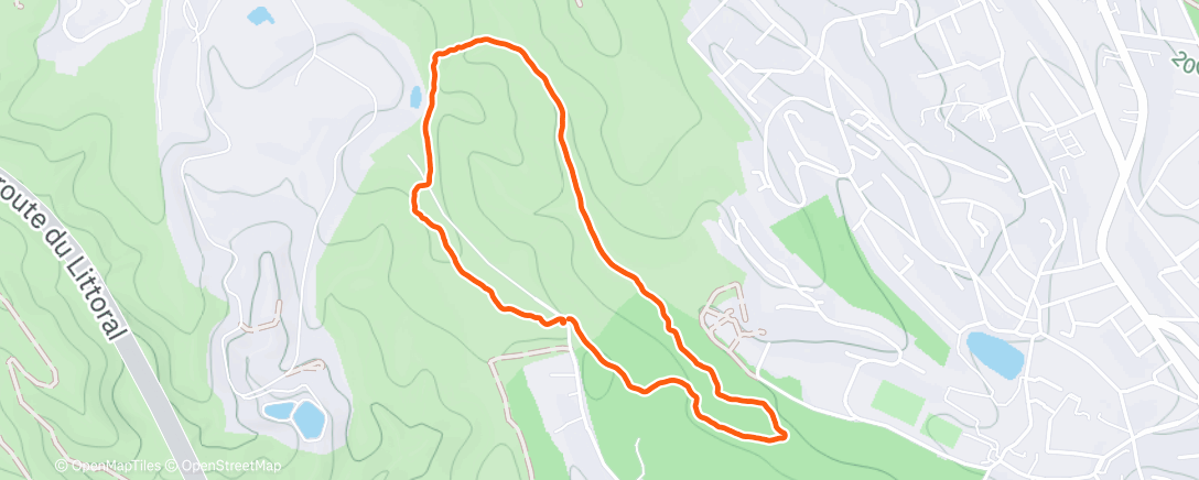 Map of the activity, Petite balade au dessus de la maison 🐕