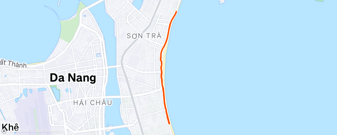 Карта физической активности (Afternoon Run)