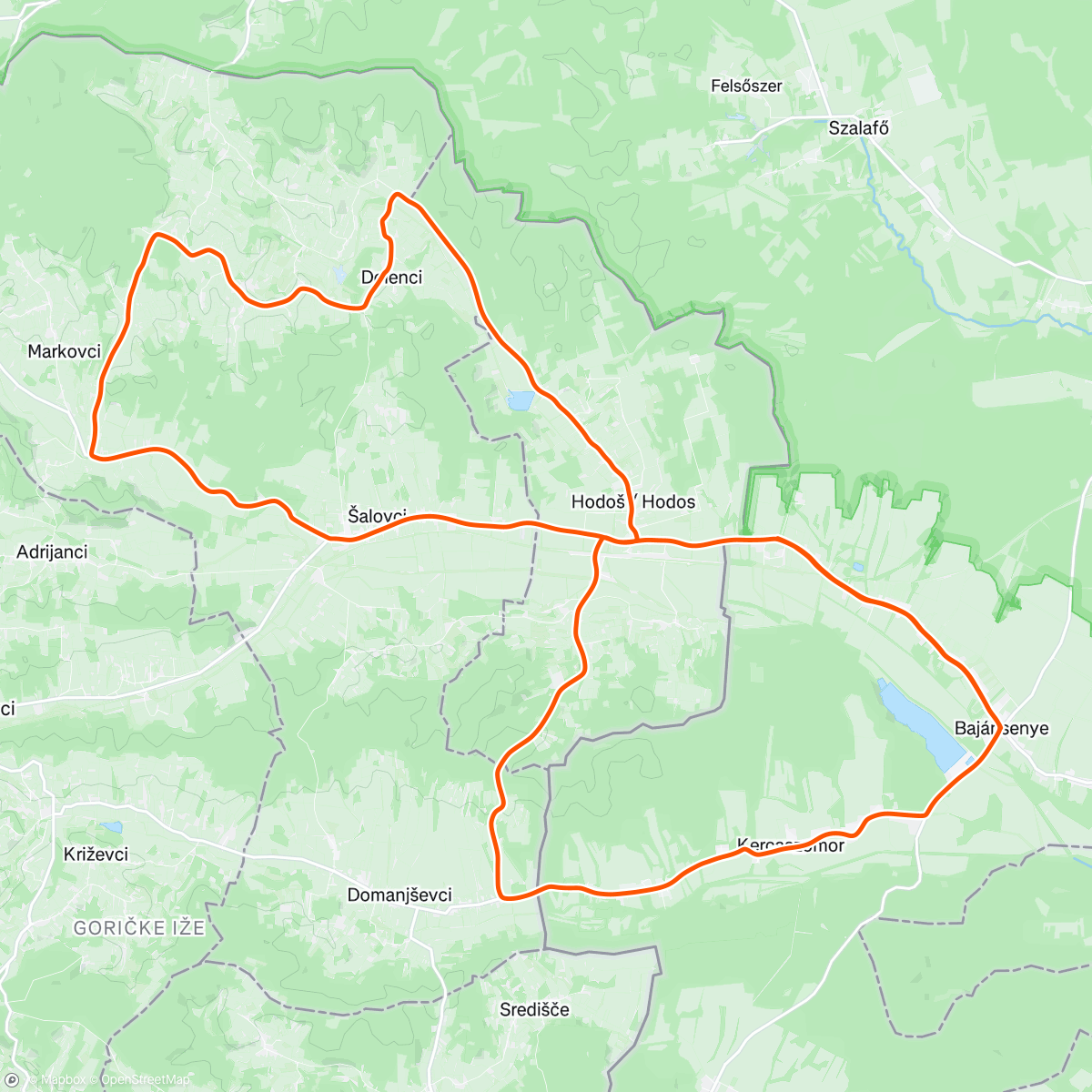 Map of the activity, Errearra