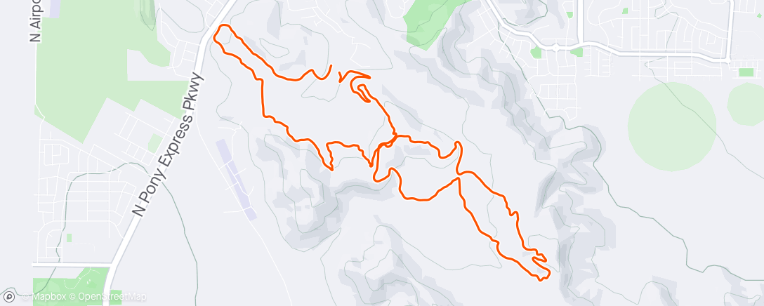 Mapa de la actividad, Wasatch Trail Series #1 Eagle Mountain