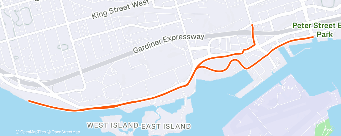 Map of the activity, ChatGPT told me to run slow today but didn’t inform me extra time I’m gonna have to ponder my life’s regrets