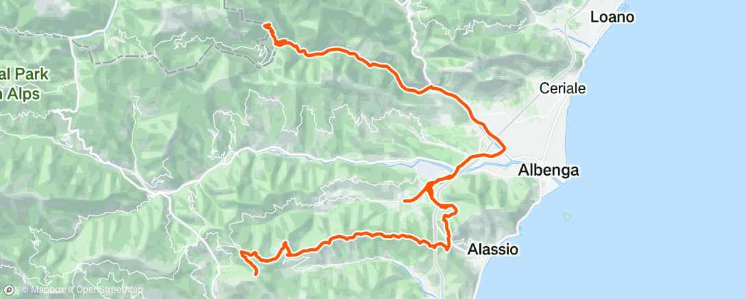 Map of the activity, Margot BP Trainingcamp #6