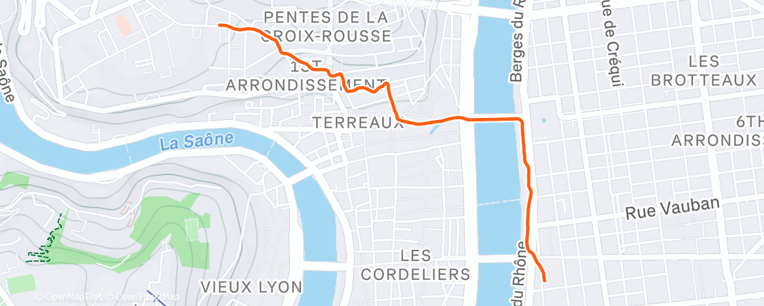 Карта физической активности (Marche le matin)