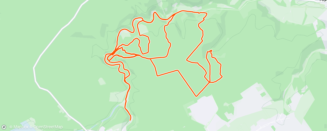 Map of the activity, Eisenberger Mühltal trails trails trails