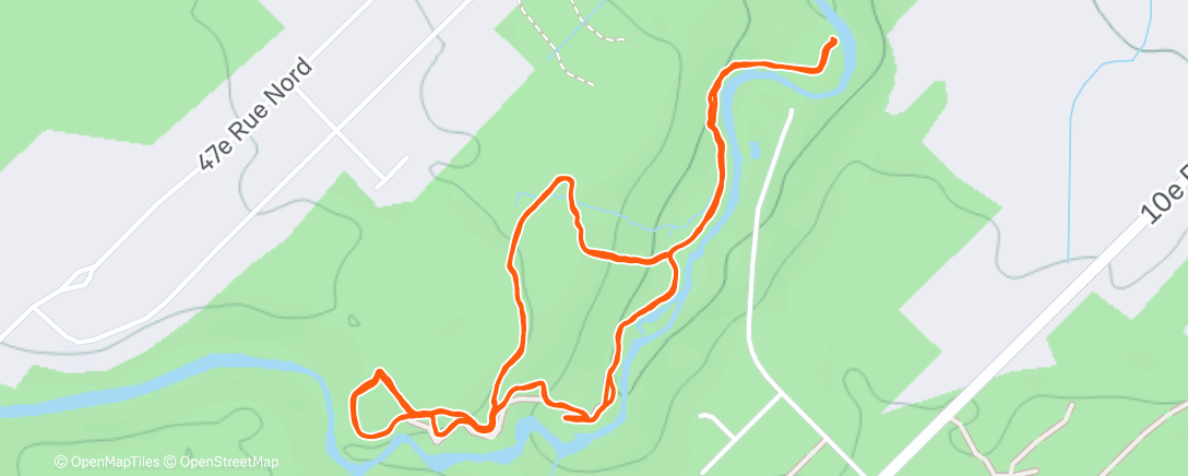 Mapa de la actividad, Denali training | 7 chutes