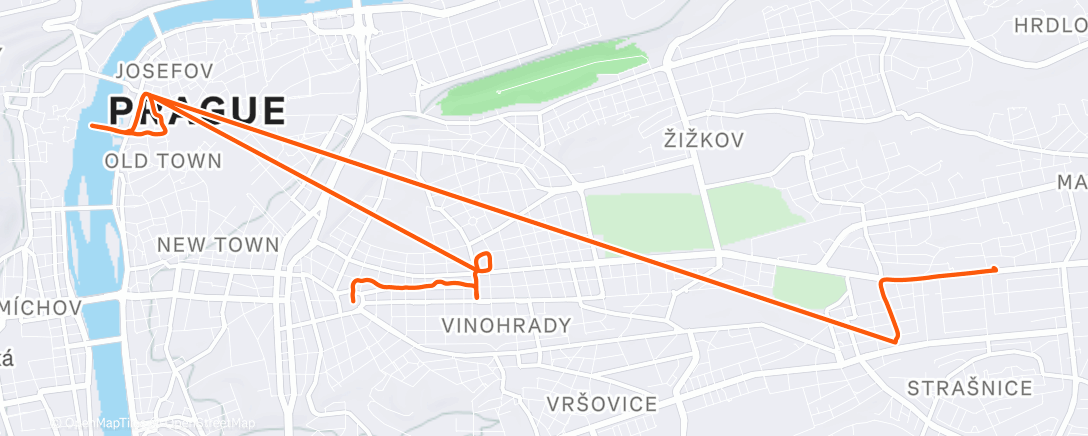 Карта физической активности (Afternoon Walk)