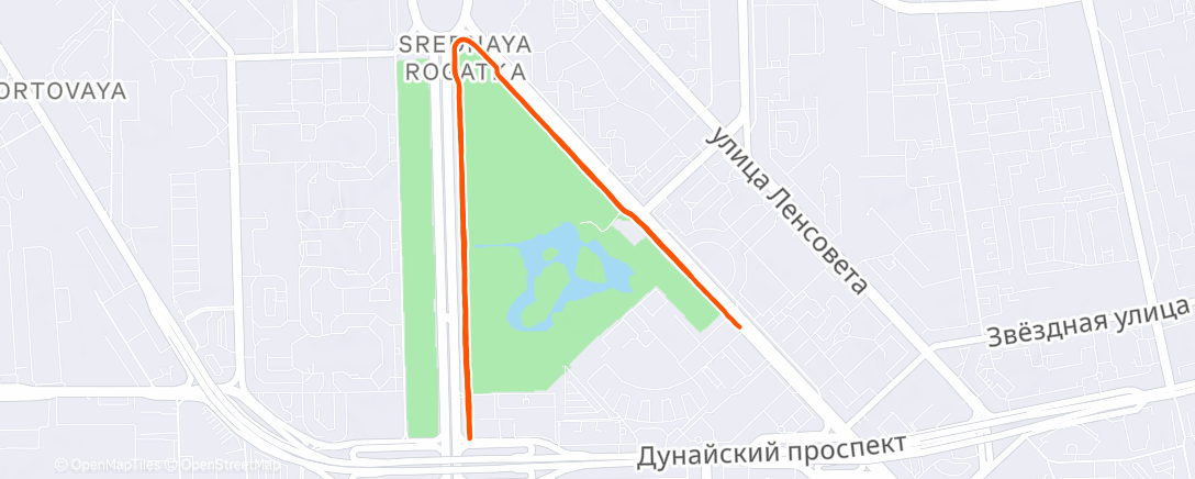 Карта физической активности (Утренний забег)