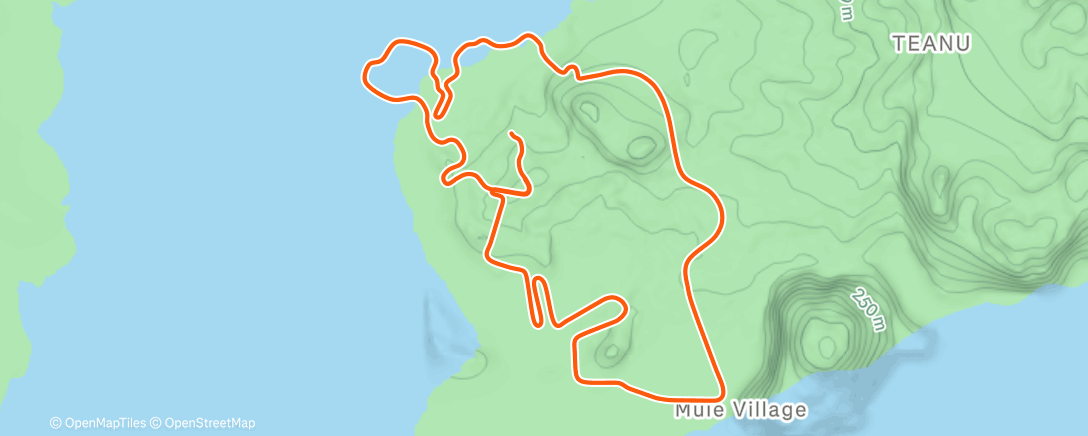 Map of the activity, Zwift - 11.1 Ocean Blvd in Watopia