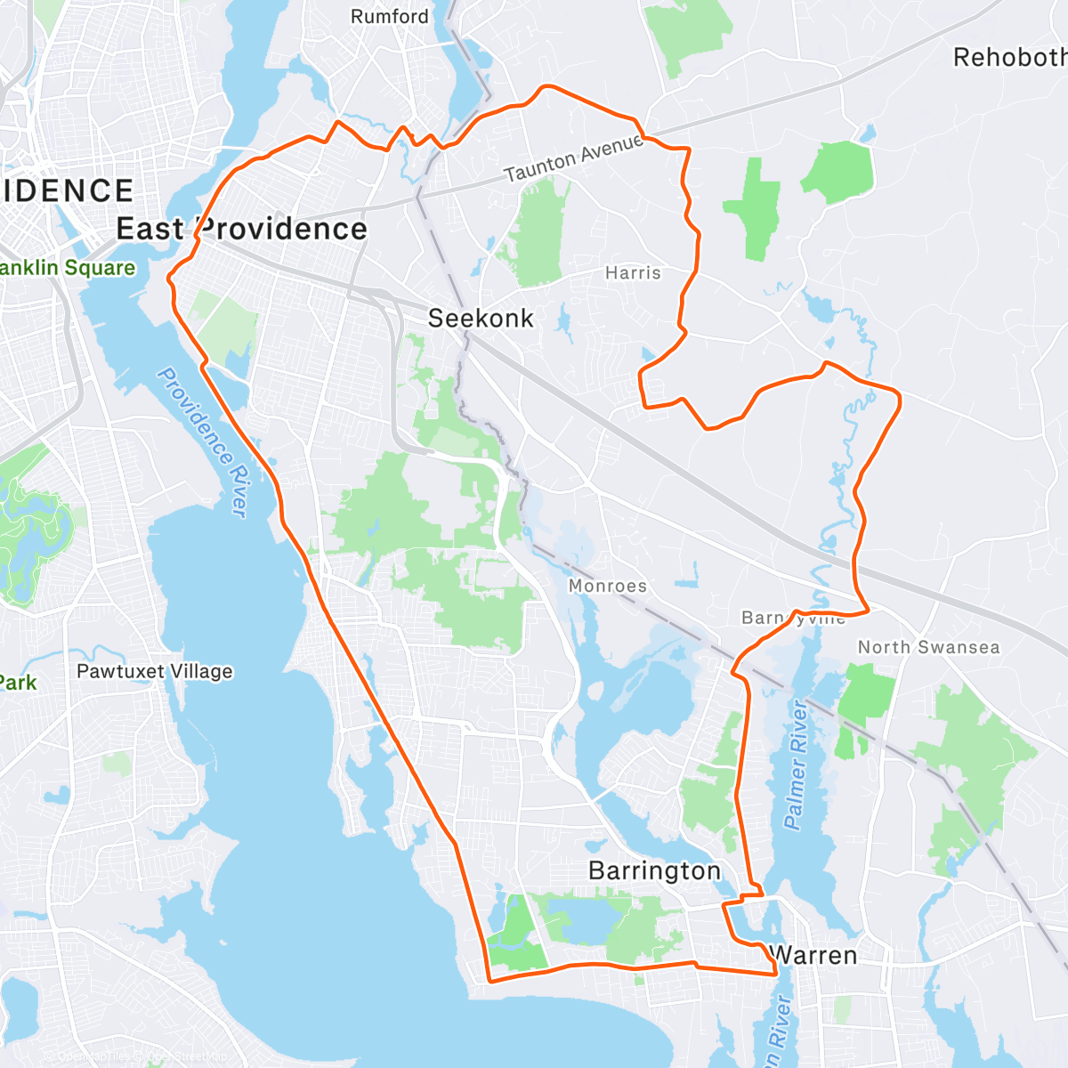 Map of the activity, Year-ender mid-length bean fetch run