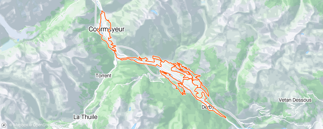 Map of the activity, MTB-LUNGO-Sessione di mountain biking all’ora di pranzo