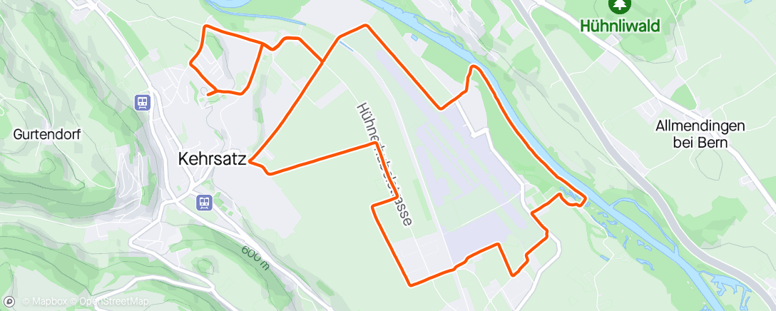 Map of the activity, chäsitzer louf