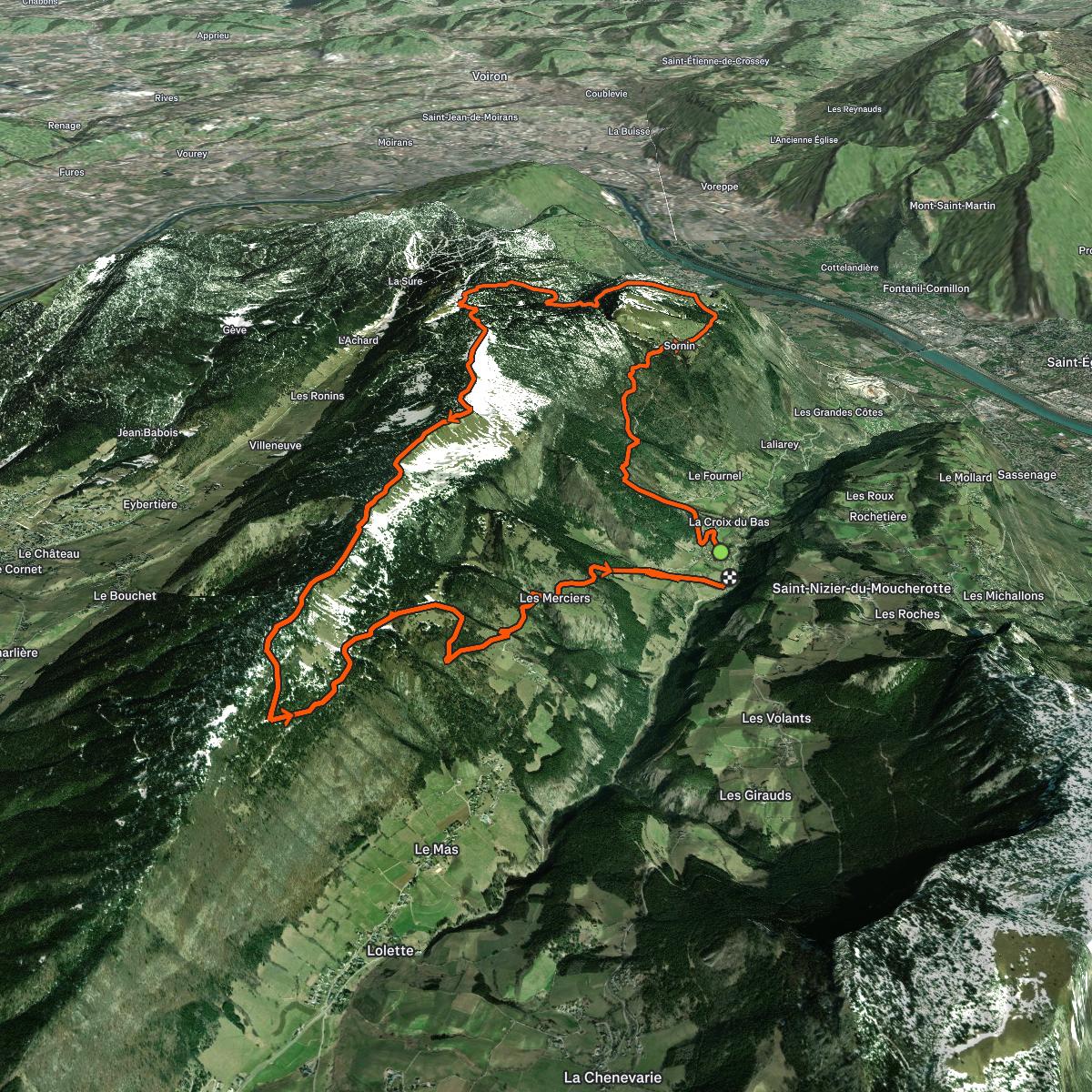 Map of the activity, VTT à Engins avec mes Machines 💪😂