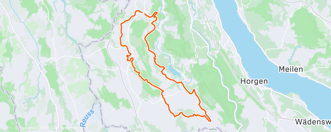 Map of the activity, Noch ein 1/3 der Quest 1 des Züri Velo Cup Winter Quest