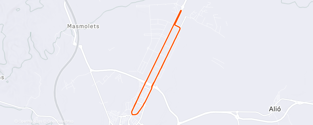 Карта физической активности (Bon Nadal)