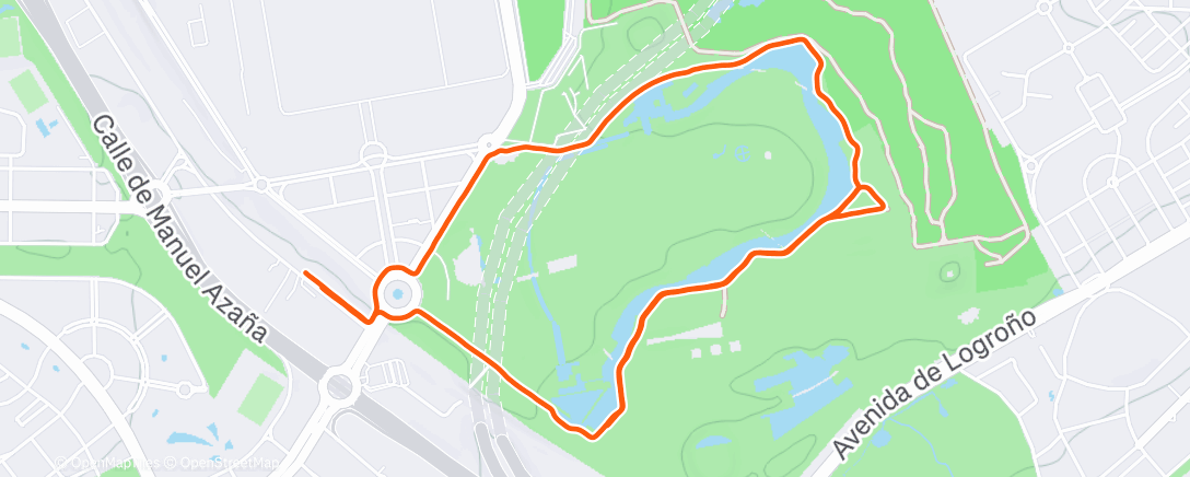 Map of the activity, Z2 Run