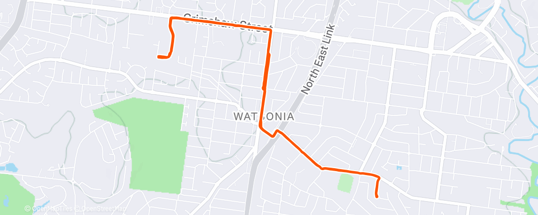 Map of the activity, Car drop off / pick up