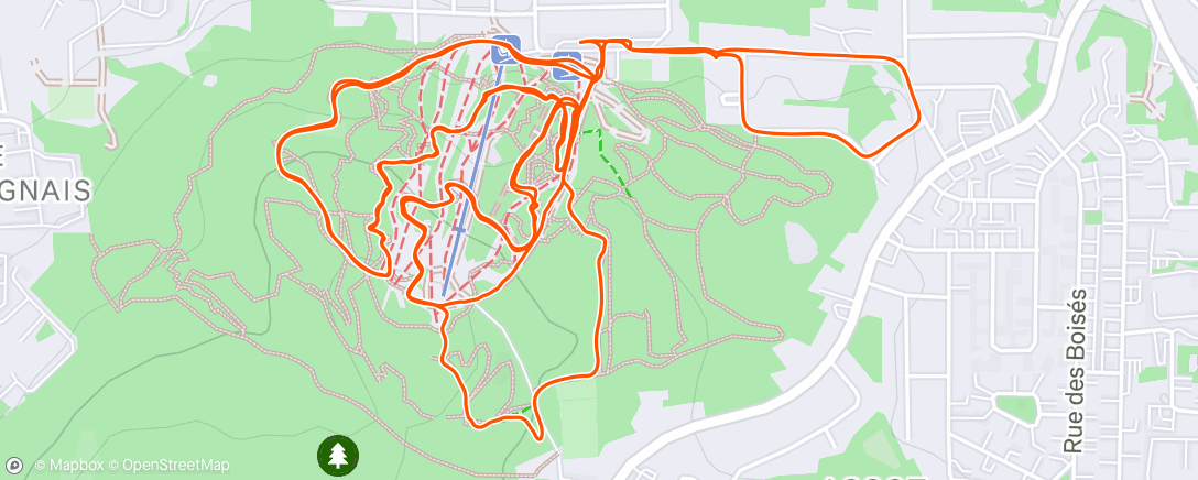 Map of the activity, Morning Ride