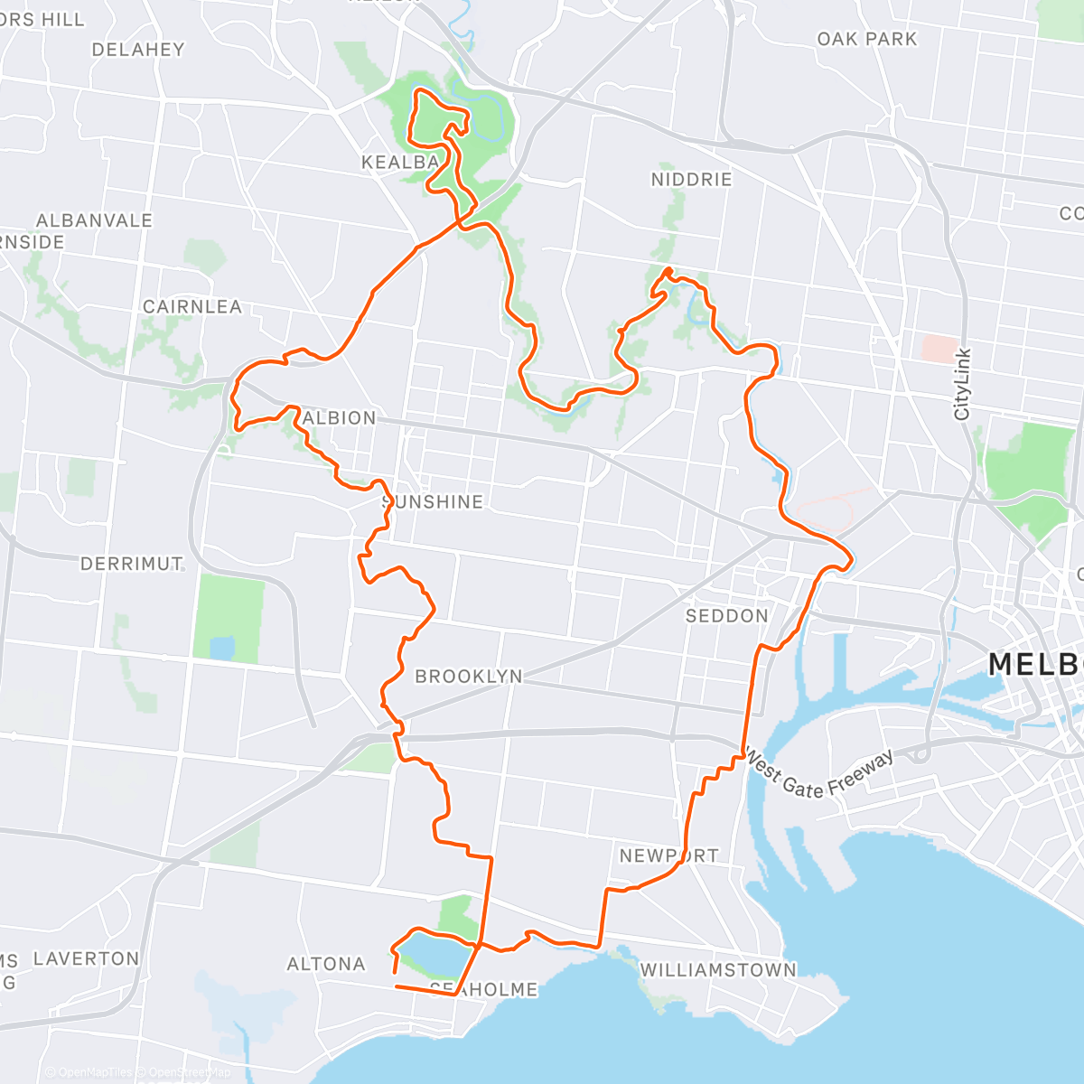 Map of the activity, Brimbank via MB home 🌞🙌