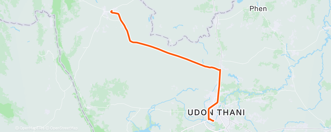 Map of the activity, 午後のライド