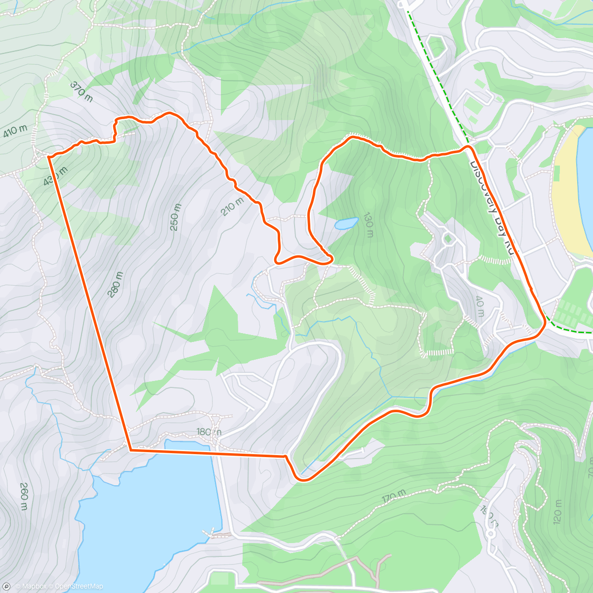 Map of the activity, The Friday Loop