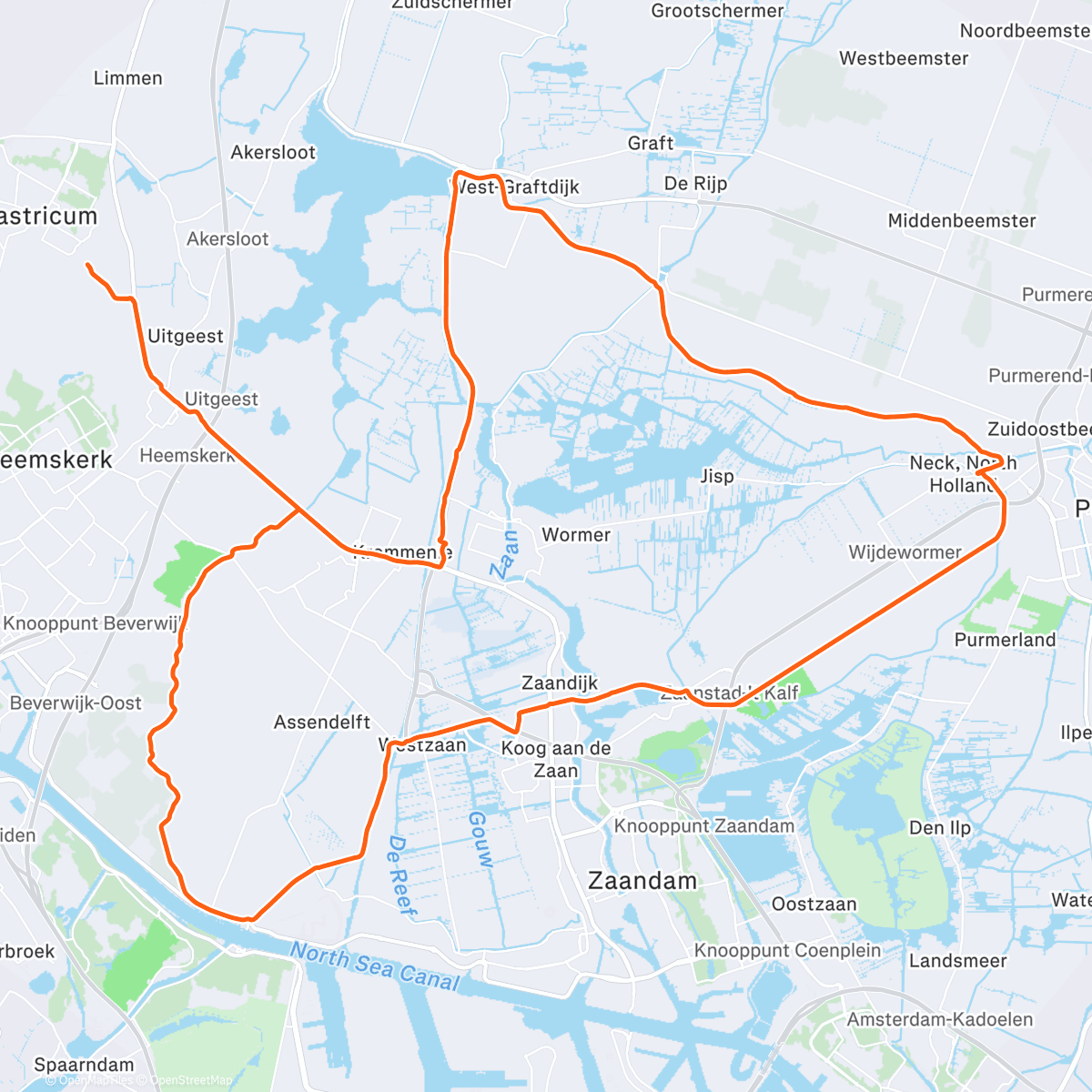 Карта физической активности (Fietsen)