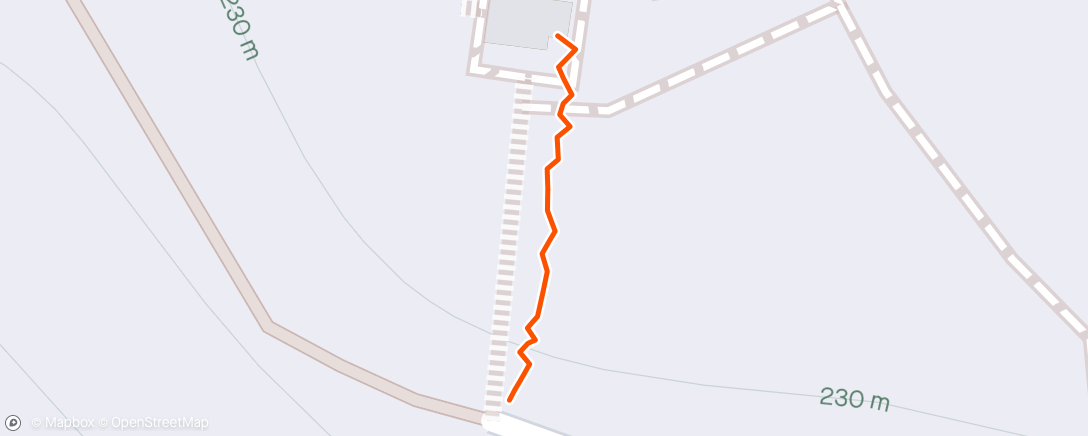 Map of the activity, Some stairs