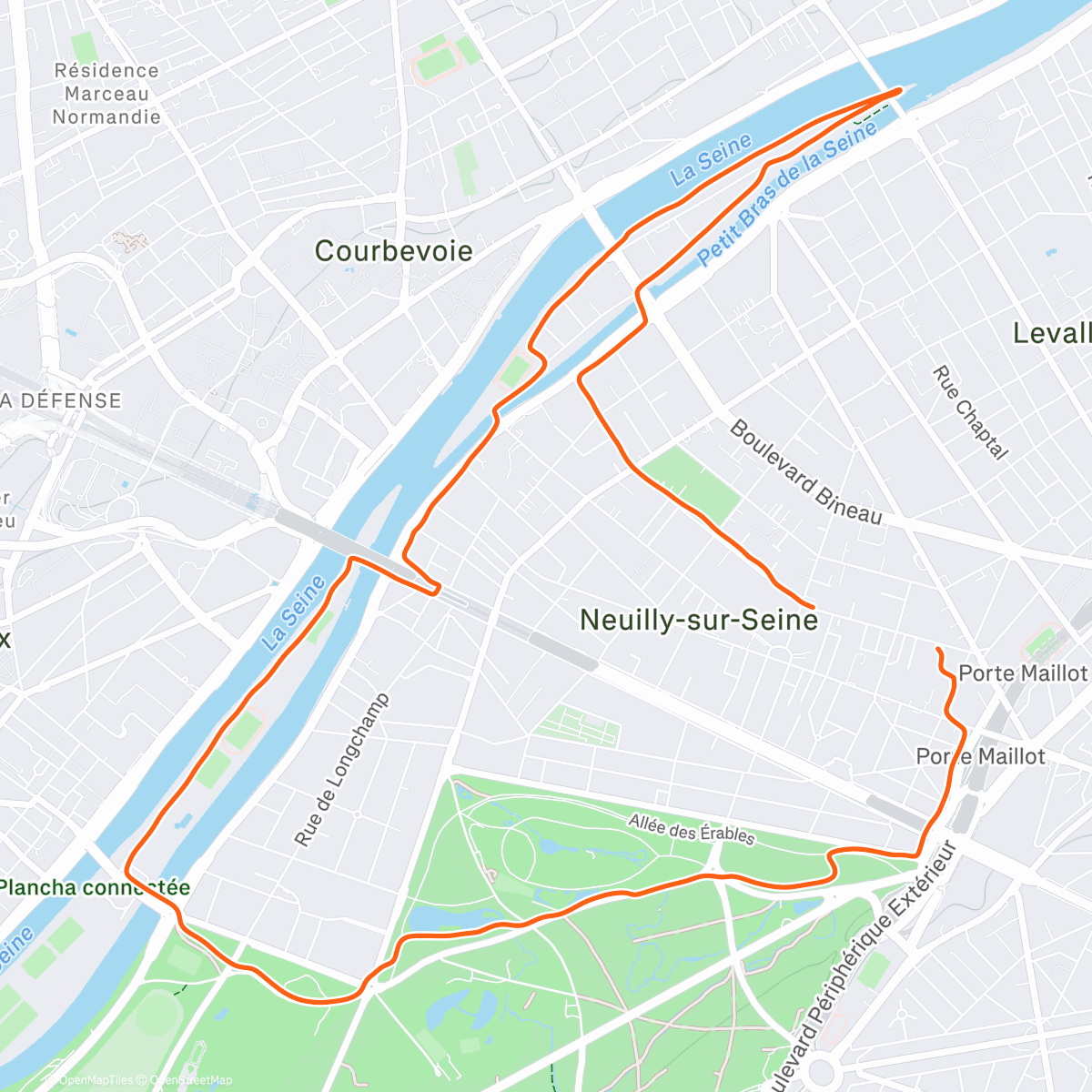 Map of the activity, Séance 20🏃🏻‍♂️ ➡️ Session 11KM 🔥 [J-81 / ECOTRAIL 120KM 🏰]