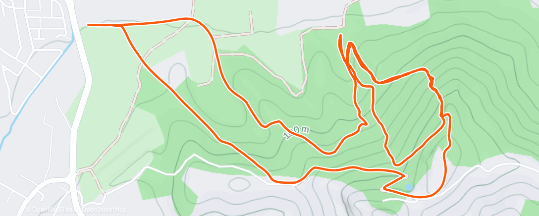 Map of the activity, 2195 kil