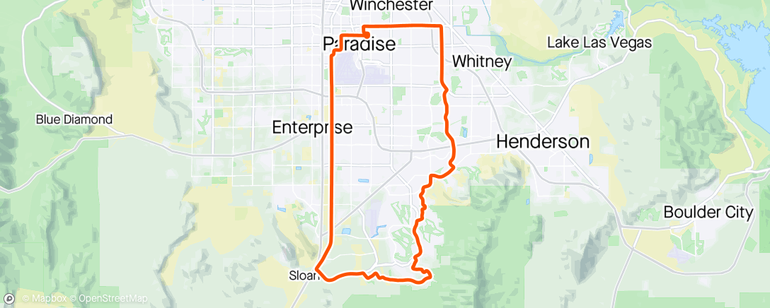 Map of the activity, Commute Loop - 2023.09.26