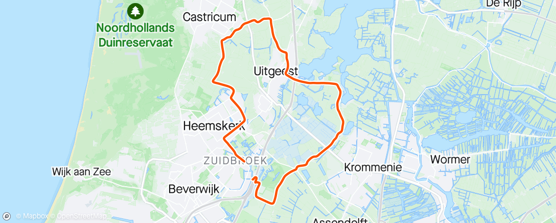 Mapa da atividade, Krommeniedijk