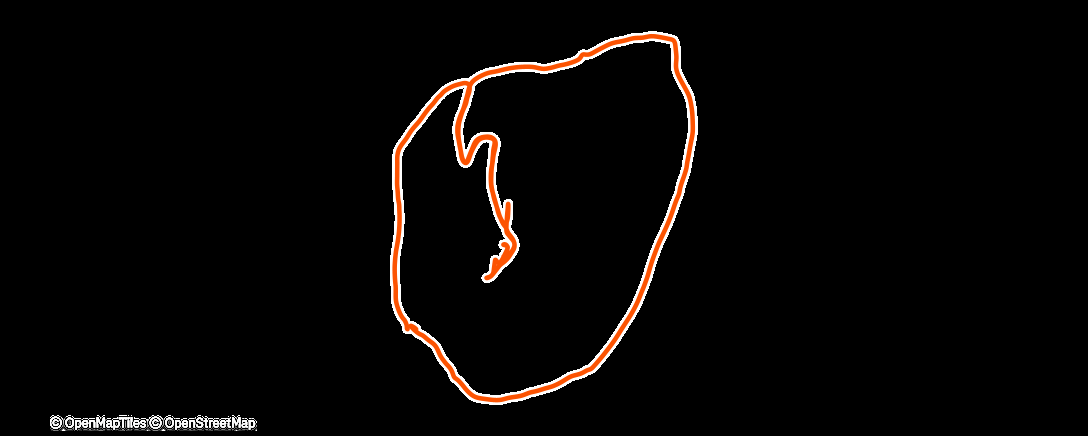 Map of the activity, Afternoon Walk