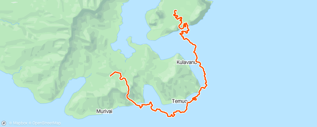 Map of the activity, Zwift - Hour of Power on Canopies and Coastlines in Watopia