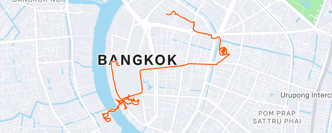 Карта физической активности (Caminata de mañana)