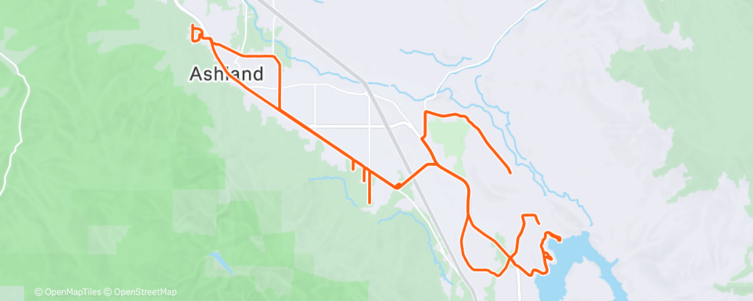 Map of the activity, Afternoon Ride