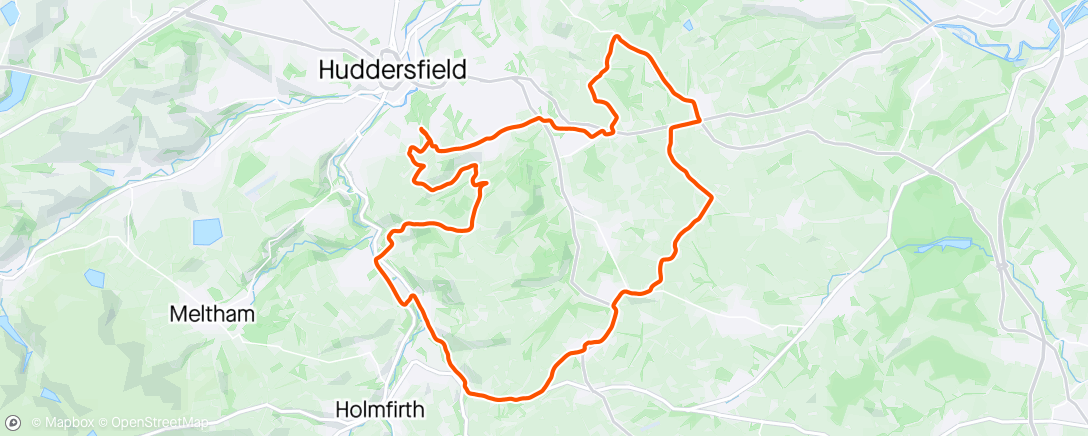 Map of the activity, Pretty flat short ride 🤔