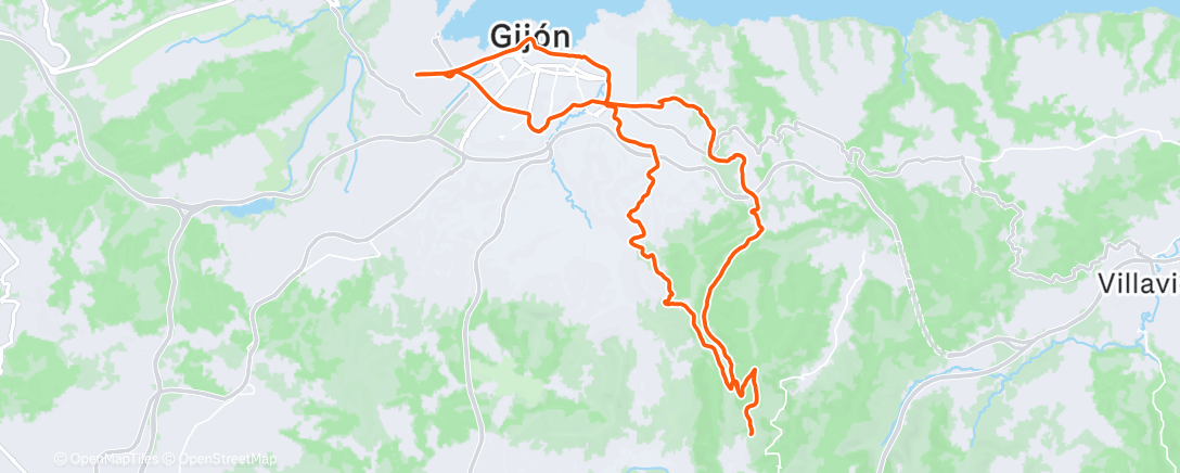 Map of the activity, Mañana buena con retraso jaja