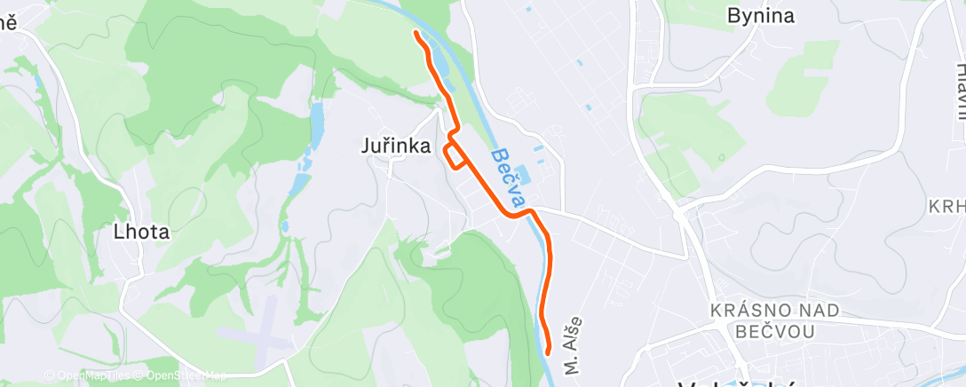 Map of the activity, Kolce.