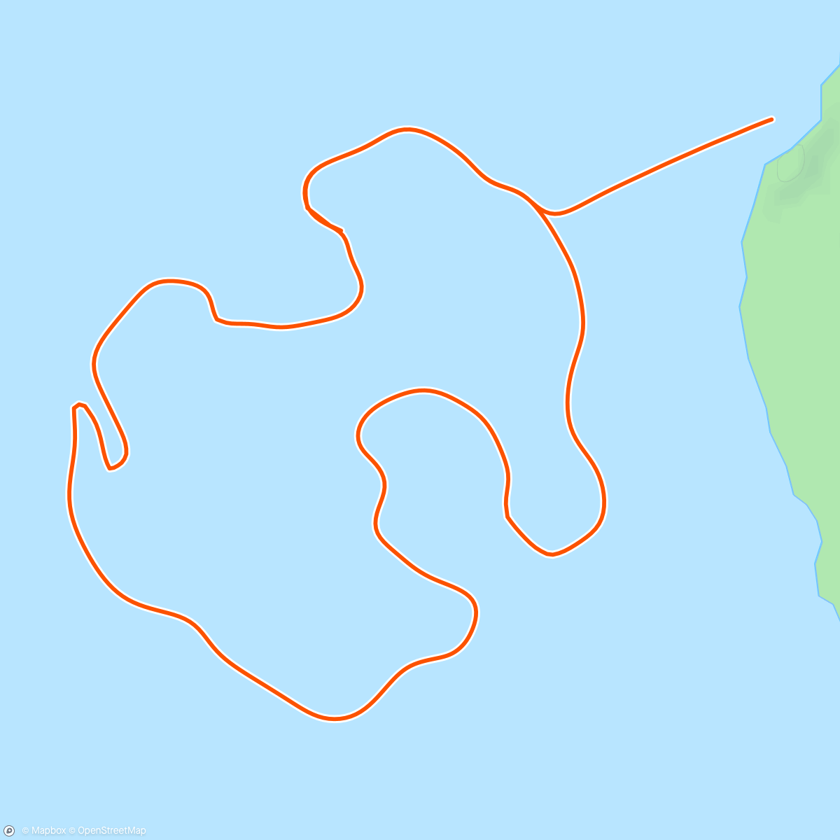 Map of the activity, Zwift - Volcano Circuit CCW in Watopia